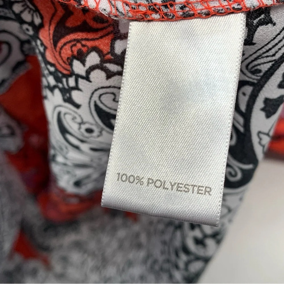 Avenue Blouse Woman 22/24 Floral Colorful Beaded Flare Sleeve Boho Travel Office - Picture 7 of 10